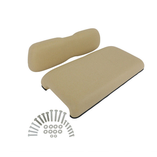 Satu kursi depan Beige Fits Club Car DS 2000.5 Up Golf Cart Bawah Back Cushion