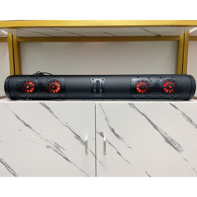 Soundbar Golf Cart Dengan Konektor BT yang Diperkuat Dan Lampu LED 8 Speaker yang Tahan Air