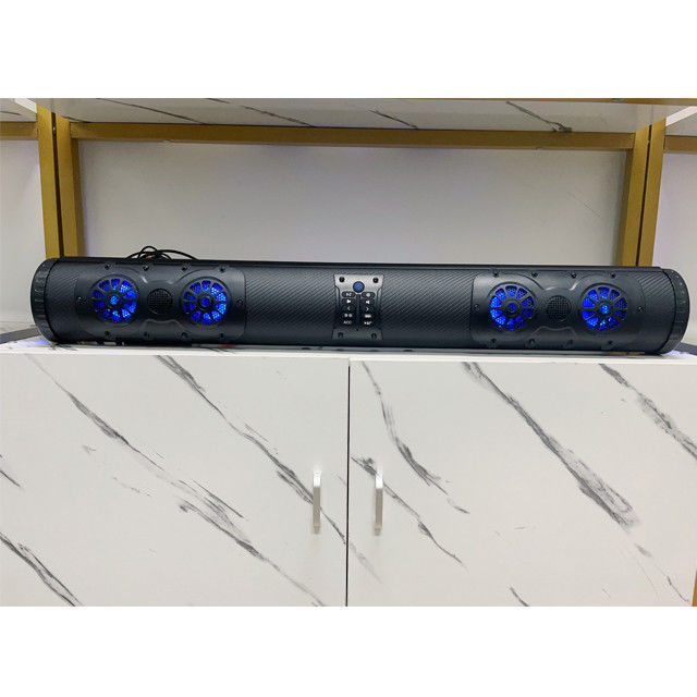 Amplified ATV UTV Golf Cart BT Connector 8 Golf Cart Speaker Soundbar Waterproof Dengan Pencahayaan LED