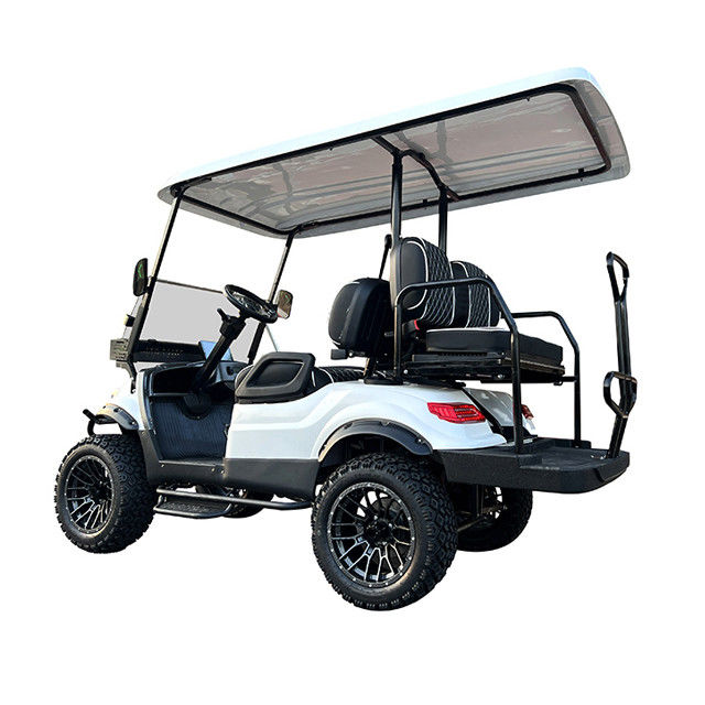 Kereta Golf Lithium Baterai Listrik Baru Berkuasa Dilengkapi Dengan Sistem Keamanan Untuk Wisata Bus Top Golf