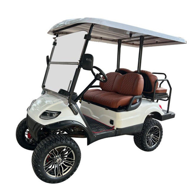 Kereta Golf Lithium Baterai Listrik Baru Berkuasa Dilengkapi Dengan Sistem Keamanan Untuk Wisata Bus Top Golf