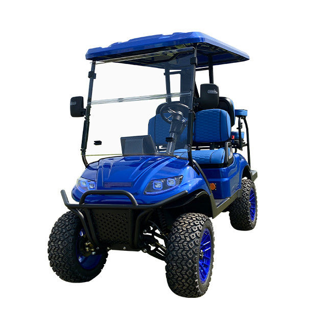 72 V 4 Penumpang ESP 4 Roda Penggerak Listrik Motorized Street Legal Golf Cart