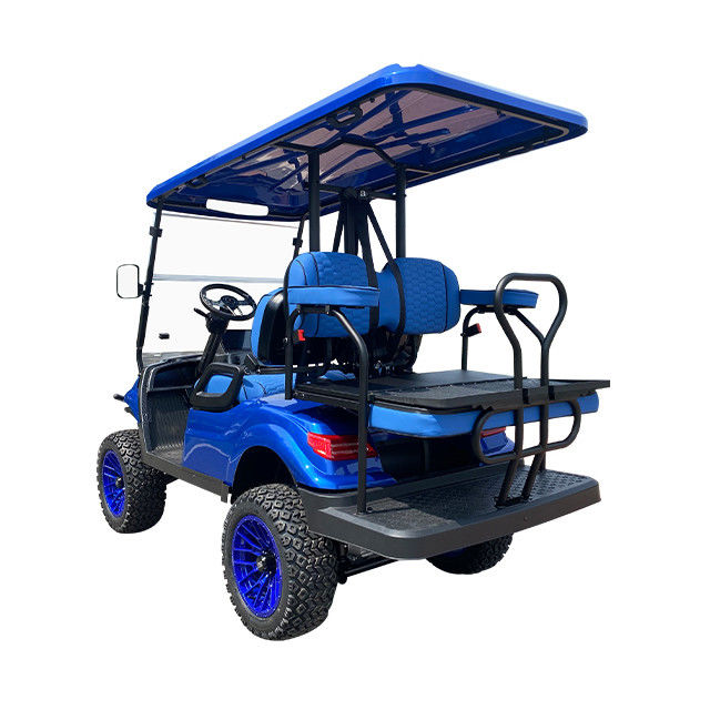 72 V 4 Penumpang ESP 4 Roda Penggerak Listrik Motorized Street Legal Golf Cart