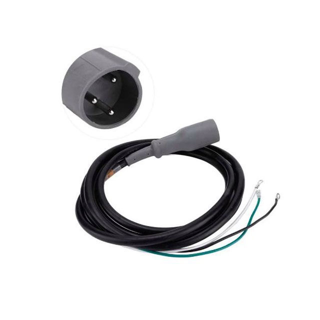 48V Charger Plug for Club Car DS & Precedent 1, 3-Pin Male Plug With DC Cordset, Mengganti OEM# 101828901 103429001 101128901