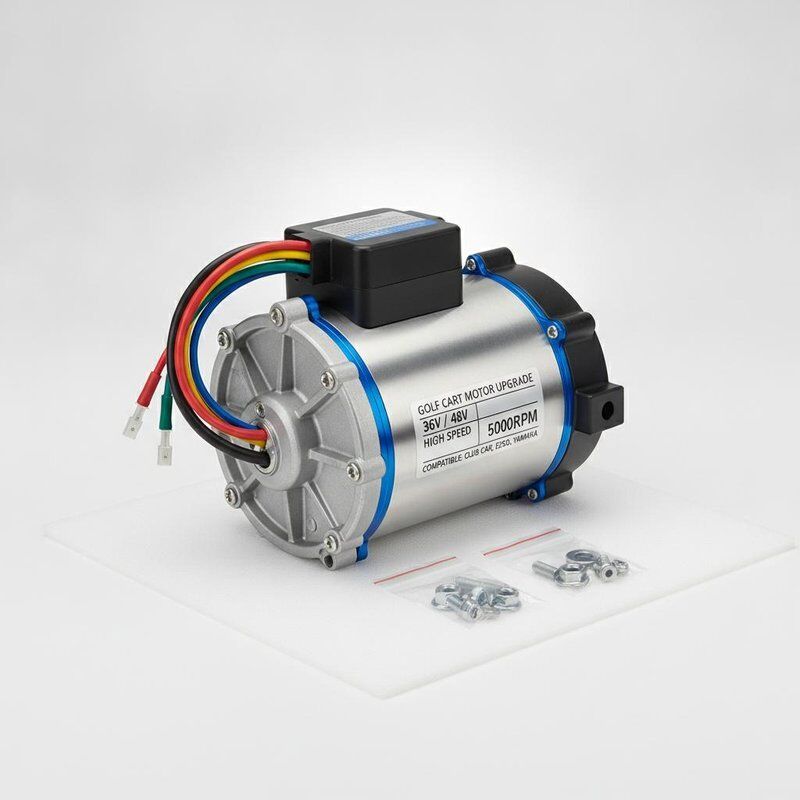 Motor Kereta Golf 36V 48V Peningkatan Listrik Mobil Klub EZGO Yamaha Kecepatan Tinggi 5000RPM