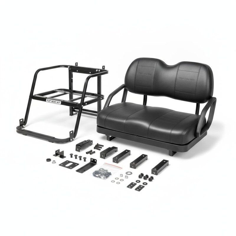 Kit Kursi Flip Kereta Golf Termasuk Bantal EZGO Yamaha G29 Mobil Klub Menghadap Belakang