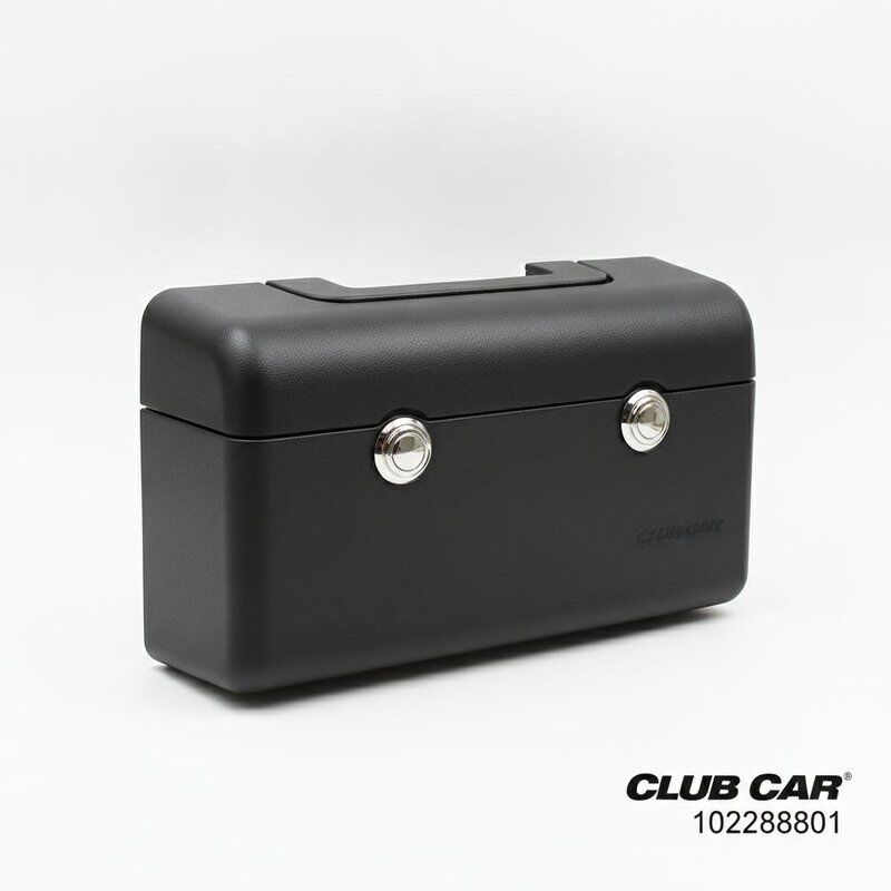 Club Car Précédent Pintu kotak sarung tangan 102288801 Hitam Plastik Karet Golf Bagian pengganti