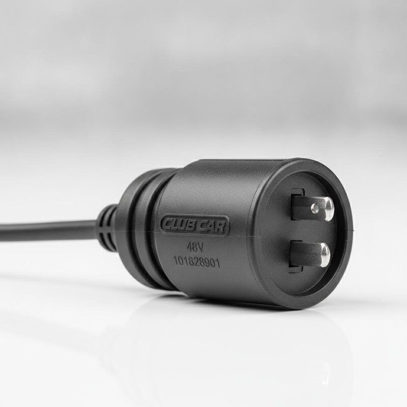 Steker Kabel Pengisi Daya 48V Mobil Klub 101828901 Steker Pengganti Perumahan Karet Cetakan Pengganti OEM Saja