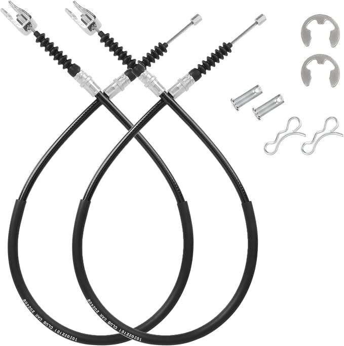 Set Kabel Rem Club Car DS 102022101 Pengganti OEM Lengkap Dua Pasang Set Baja Lapis Vinil